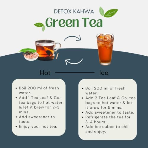 Image of Detox Kahwa Green Tea Loose Leaf (100gm / 3.5oz), Makes Upto 50 Servings