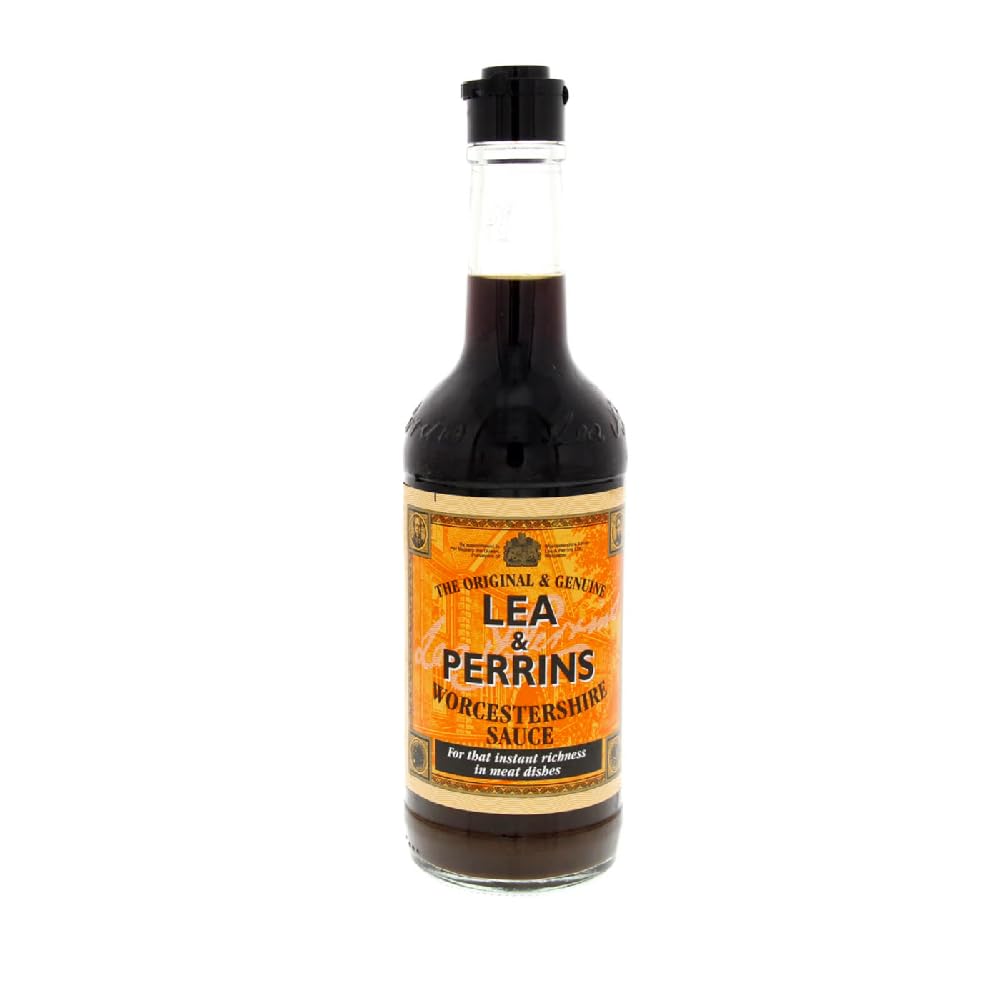 Lea & Perrins Worcestershire Sauce • The Original & Genuine, 10 fl oz ℮ 290 ml صلصة ورشيسترشاير من ليا آند بيرينس • الأصلية والحقيقية