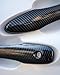 CKE Upgraded Snap-on Door Handle Protectors Compatible with Toyota Camry 2025-2018 for Corolla Corolla Cross Venza Avalon Pruis Accessories Car Exterior Door Handle Cover Trims -Carbon Fiber Style