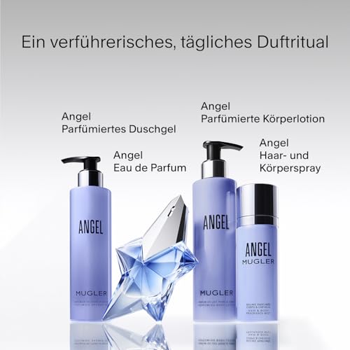 MUGLER Angel Eau de Parfum Nachfüllflakon, Damen-Parfum, Amberartiger Gourmand-Duft, Faszinierendes Duftspray, 100 ml Refill 6