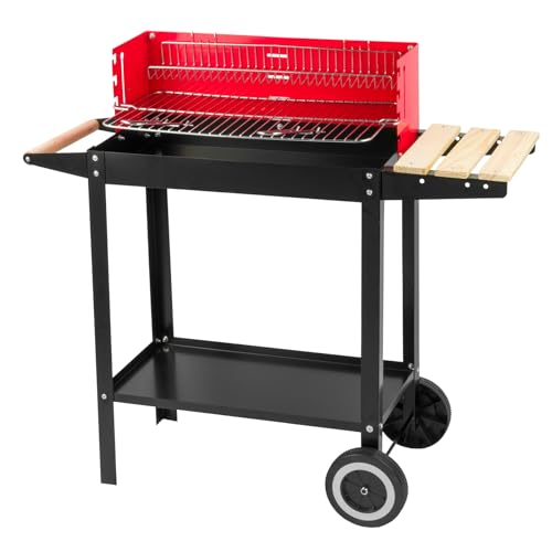 KCT BBQ Grill Open Top Steel Charcoal Trolley