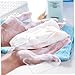 Ipetboom 10pcs Foaming Mesh Soap Pouch Net Lathering Net Face Wash Safe and Comfortable Touch