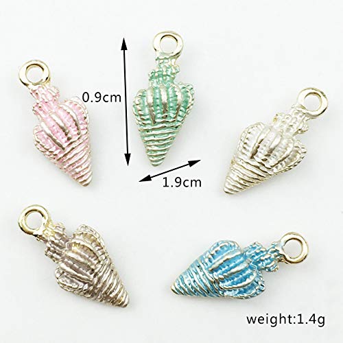 Qinlee, ciondolo della serie Ocean, conchiglie a