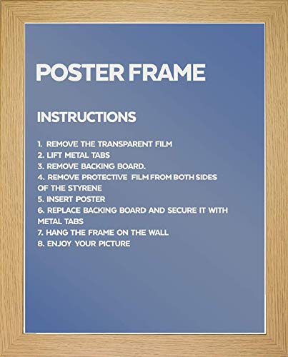 Ob2h Oak Wood Effect A1 A2 A3 A4 A5 Picture Frame (, 90 X 60 Cm)