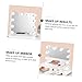 Angoily 1Set Mirror Front Light USB Makeup Vanity Light Color Dimmable Fill in Lamp for Makeup Application Easy Tool Installation Brightness for Dark