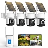 【Amplificateur de signal Wi-Fi stable et double bande】 le kit de caméra de surveillance Budsun comprend un puissant amplificateur de signal Wi-Fi prenant en charge la connectivité Wi-Fi 6. Combinant une commutation intelligente entre les bandes 2,4 GHz et 5 GHz, il offre des connexions plus rapides, plus larges, plus puissantes et plus stables que le Wi-Fi traditionnel, réduisant les déconnexions de 90 %. Le Wi-Fi 6 réduit la latence, la bande 2,4 GHz étend la couverture, tandis que la bande 5 GHz augmente les vitesses de transmission. Budsun offre également des connexions cryptées et une autonomie prolongée.