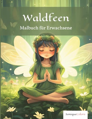Waldfeen – Malbuch für Erwachsene: 50 zauberhafte Motive von Feen und Elfen in verwunschenen Wäldern für ein kreatives Ausmalabenteuer und magische Stunden der Entspannung