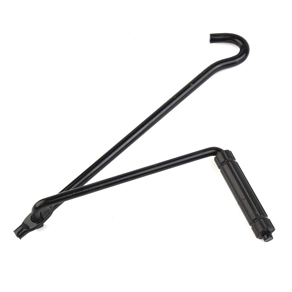 Outil de manivelle de cric de voiture en acier inoxydable pour changement de pneus et de roues, 42 cm