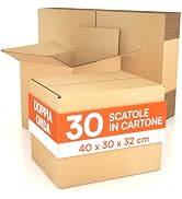 Aviditi 161612 - Scatole Di Cartone Ondulato Per Spedizioni 40,6x40,6x30,5 Cm - Resistenza Standard ECT-32 - Kraft - Confezione Da 25