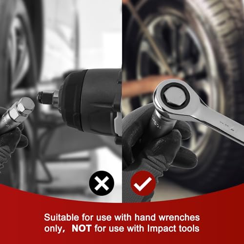 Image of MIXPOWER 2 PCS 10 Spline Lug Nut Key Replacement for TA20-17 /19, Compatible with Bimecc 10-Spline Lug Nuts and Lug Bolts,10 Point Spline Lug Nut Key,Passenger 17mm and 19mm Hex Drive, CR-V