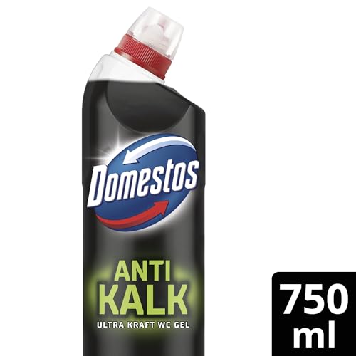 Domestos Anti Kalk Ultra Kraft WC Gel Reinigungsmittel gegen Urinstein und Verfärbungen für eine effektive WC Reinigung 750 ml 2