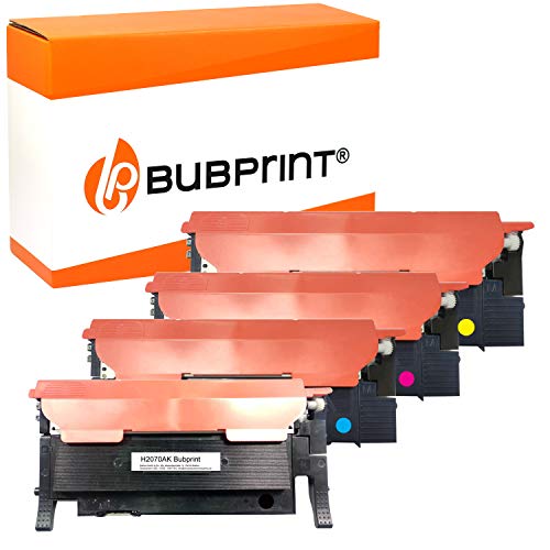 Bubprint - 4 cartuchos de tóner compatibles con HP 117A W2070A W2071A W2072A W2073A con chip Color Laser 150a 150nw 150 MFP170 MFP178nw MFP178nwg MFP179fng MFP179fnw
