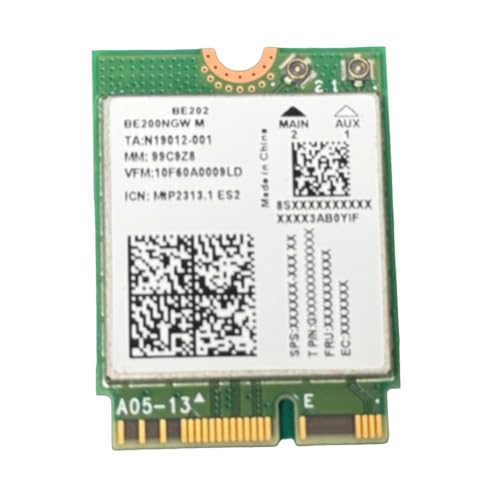 Carte M.2 WiFi 7 BE202 Bluetooth 5.4 2400 Mbps Tri Band Réseau PC Fixe Portable