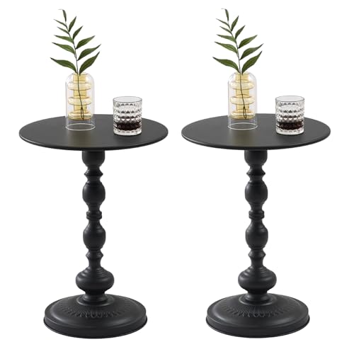 Ginhow Mesa de Centro Redonda