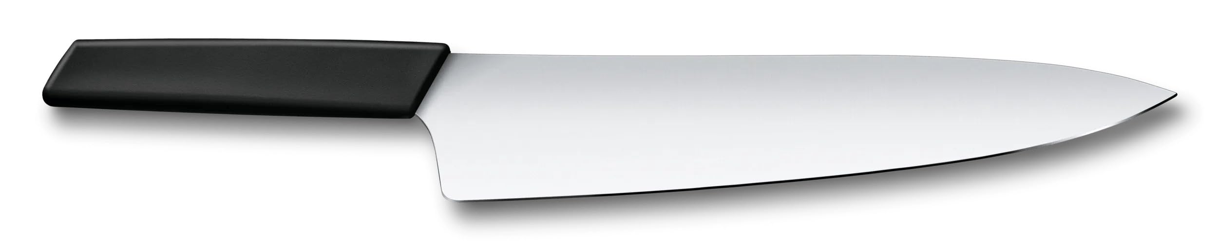 Victorinox Swiss Modern nóż do krojenia mięsa, prosty szlif, ostrze o długości 25 cm ze stali nierdzewnej, ergonomiczny uchwyt z tworzywa sztucznego, czarny