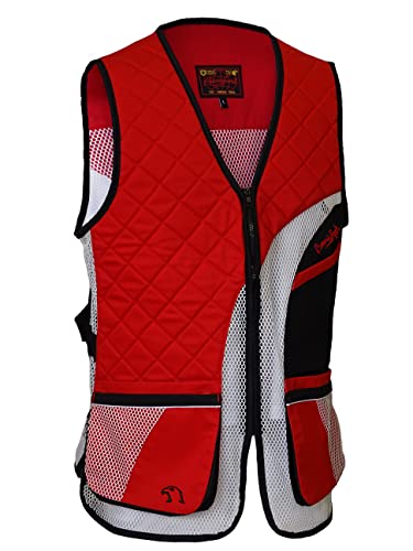 BENISPORT Chaleco DE Tiro Classic Sport (XL, Rojo)