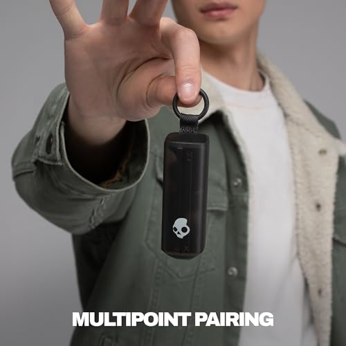 Image of Skullcandy Dime 360 Wireless Earbuds with Clip-Anywhere Case - True Black | In-Ear Fit, Bluetooth, Noise Isolating, 28 Hours Battery, Microphone for iPhone Android, Easy Clip-On Design for Travel
