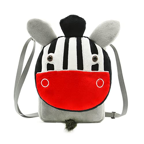 Animal children shoulder bag crossbody bag toy bag kindergarten cute zebra cartoon girl bag cell phone bag