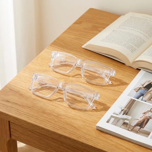 Image of Eyekepper Blue Light Reading Glasses Men Women 0.25, Clear 2 Pack
