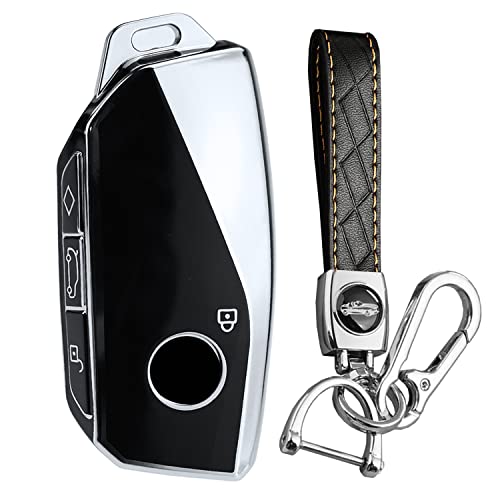 KUNIO Coque De Protection Clé De Voiture - Convient Pour BMW X1 X3 X6 X7 1 Série 3 Série 5 6 Série 7 G20 G30 G31 G11 F16 G01 G02 F48 X5