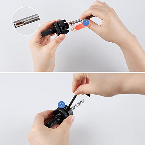 6 Inch/152Mm Hole Saw Heavy Duty Bi-Metal Hss Hole Saw For Cornhole Boards, Plywood, Iron Board, Acrylic, Ducts, Ceiling Lights, Cinder Wall #TOP3