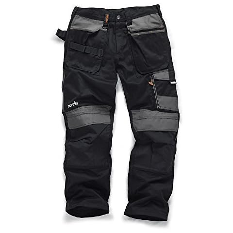 Scruffs Black 3D Trade Trousers 32 X Long Cover