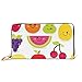 Produktbild JHGFG Mode Handtasche Reißverschluss Brieftasche Niedliche Frucht Telefon Clutch Geldbörse Abendkupplung Blockieren Leder Brieftasche Multi Card Organizer