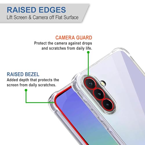 Image of CEDO Samsung Galaxy A36 / A56 (5G) Bumper Case | Soft Jel Flexible Thin Full Protection Shock Proof Clear TPU Back Case Cover for Samsung Galaxy A36 / A56 (5G) (Transparent)
