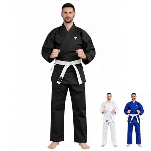 Mytra Fusion Karate Gi Erwachsene mit Gürtel – 200g...