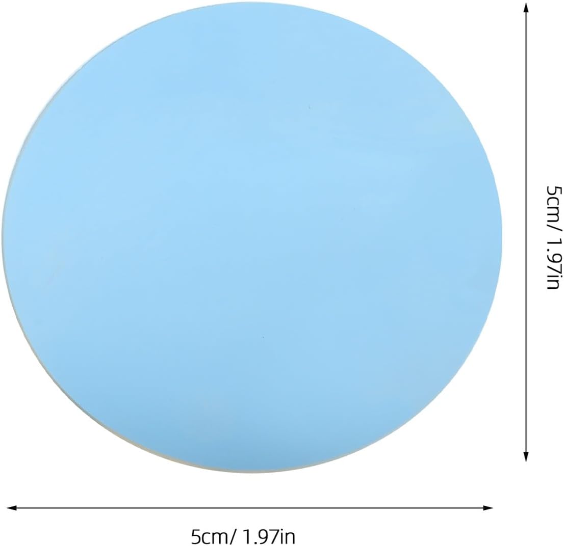 Car Side Blind Spot Mirror 2pcs Frameless 360° round Blue Auxiliary Rearview Mirrors for Enhanced Driving Safety and Parking Assistance