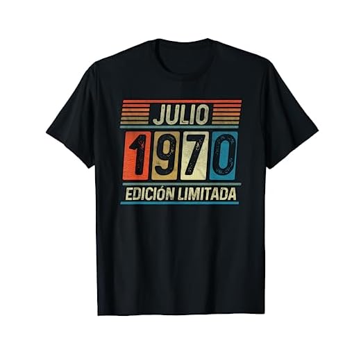 Julio 1970 Vintage - 52 años Regalo Cumpleaños Hombre Camiseta