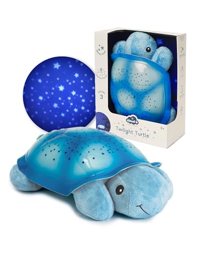 Image of Cloud b Calming Nightlight Star Projector | Gentle Brightness | 3 Colors | 8 Constellations | Auto-Shutoff | Twilight Turtle Blue