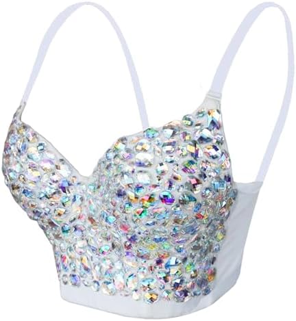 rhinestone bustier top