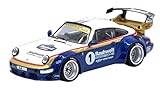Tarmac T64-037-WKT Porsche RWB 964 Waikato Rauhwelt mit Container Maßstab 1:64 Modellauto