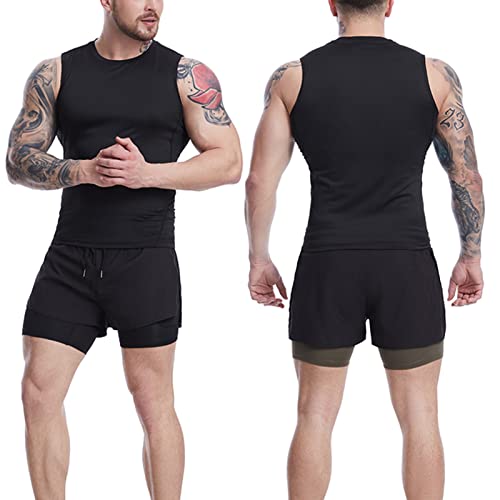 Débardeur de compression pour running et musculation en salle