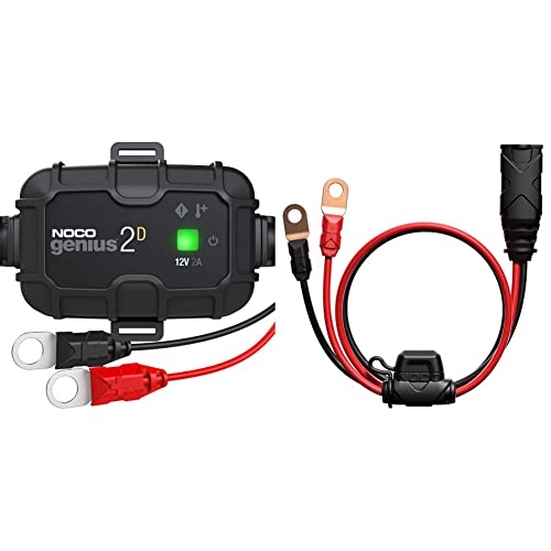 NOCO GENIUS2D, 2A Direct-Mount Onboard Car Battery Charger, 12V Automotive