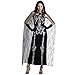 Produktbild EraSpooky Damen Spinnennetz Skeleton Lady Halloween Kostüm