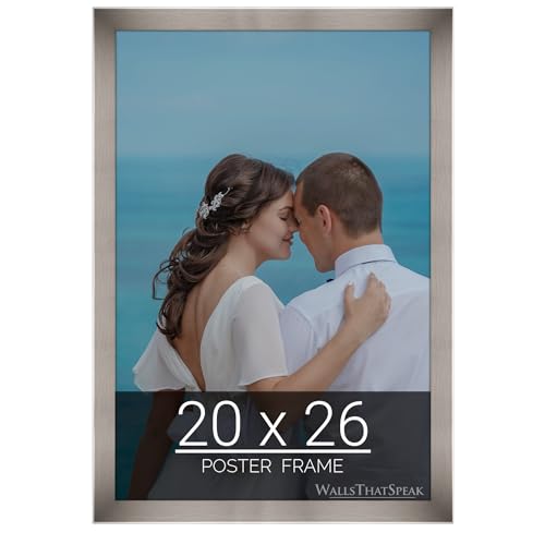wallsthatspeak 20x26 Stainless Picture Frame for Puzzles Posters Photos or Artwork