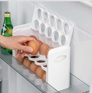 30 Compartment Egg Box 3 Layer Ovarian Refrigerator Organizer Storage Container