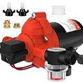 33 Series 12V Water Diaphragm Self Priming Pump 4.0GPM 50PSI Rv/Marine 12 Volt Dc Demand Fresh