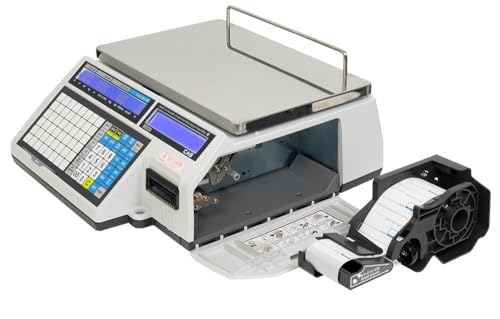 Báscula CAS CL5500B-30W con impresora inalámbrica 30lb miniatura 4
