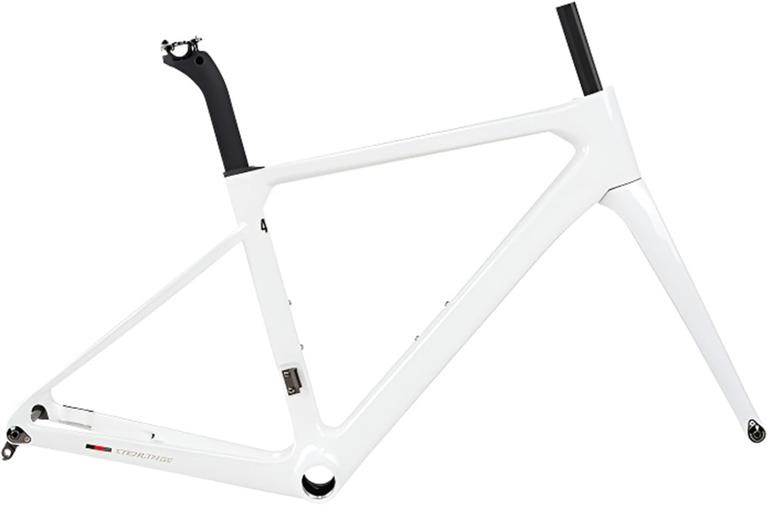 Carbon Fiber Bike Frameset 700C 45/48/50/52/54CM Road Bike Frame Disc Brake Thru Axle 100mm/142mm Bike Frame with Fork Internal Routing