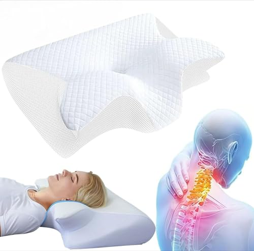Apnea Pillow, Anti Sleep Apnea Pillow, Ergonomic Memory Foam Pillow, Anti Snoring and Positional Apnea