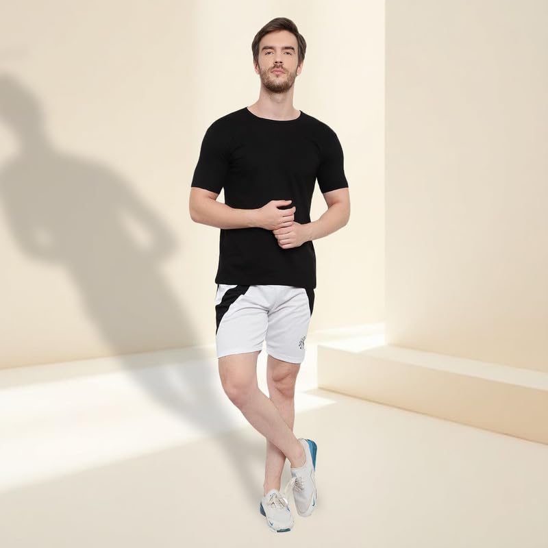 Image of DIA A DIA Men's Gym Shorts with Zipper Pockets Breathable Sports Shorts