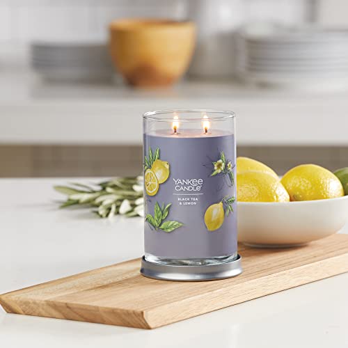 Yankee Candle ブラックティー&レモン シグネチャー ラージタンブラーキャンドル [4]