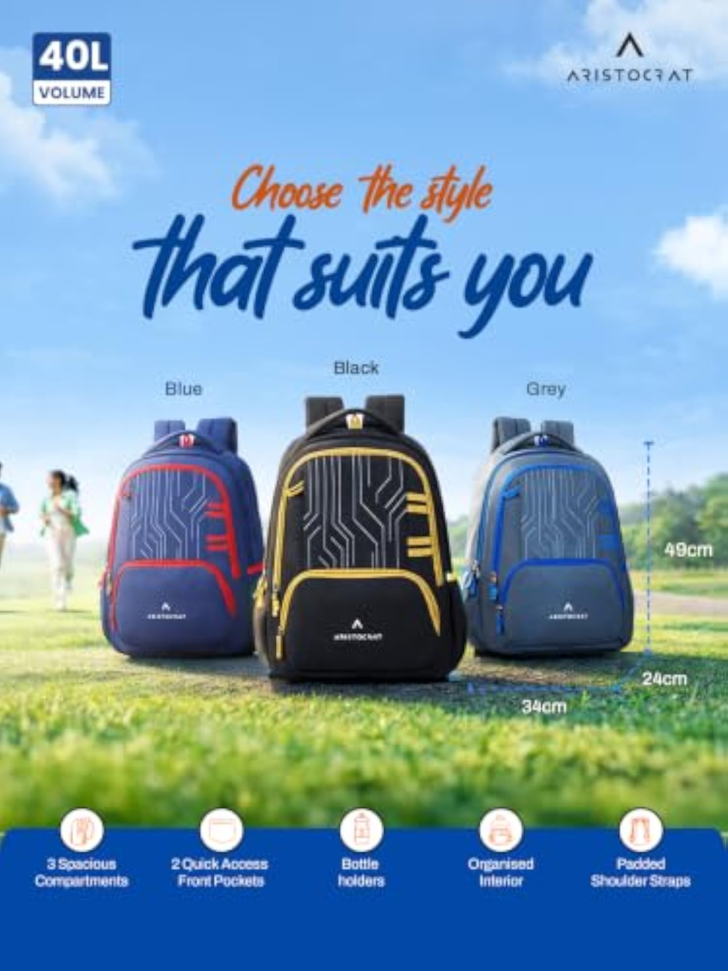 Circuit Casual Backpack 40L, Office & Travel