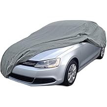 BDK Premium Custom Fit Car Cover for Volkswagen Jetta, All-Weather Protection for Cars Trucks & SUVs, UV Resistant Waterproof Scratch-Resistant, Single Layer Vehicle Cover for Outdoor & Indoor