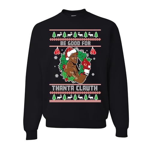 wild custom apparel Merry Chrithmith Bitcheth Ugly Christmas Sweater Crewneck Sweatshirt