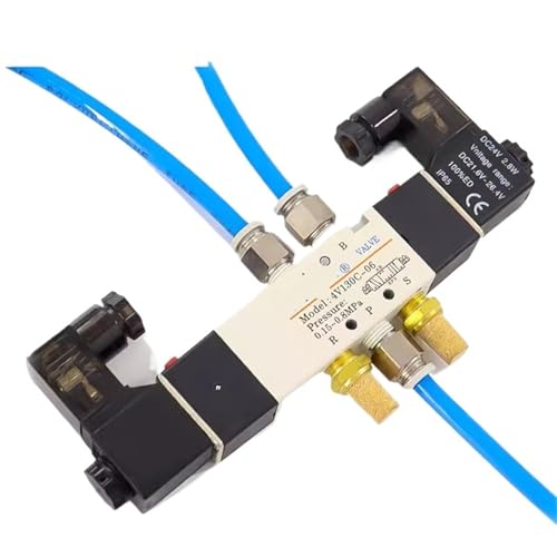 Électrovanne 4V120-06 à inversion rapide 5/2 pour vérin pneumatique 12V