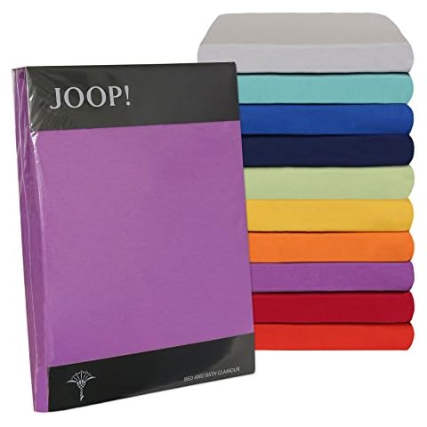 Joop! fitted sheet single-jersey graphite size 180x200 cm - 200x200 cm Cover
